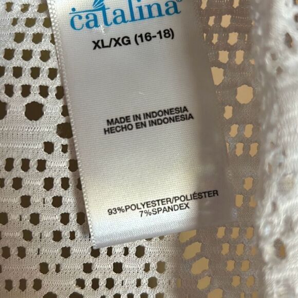 NWT White Catalina Swimsuit Coverup - Picture 2 of 5